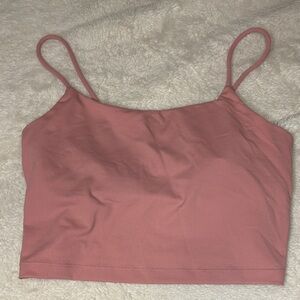 Women's Pink Spaghetti Strap Top
